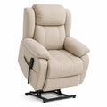 Relaxsessel mit Hebefunktion Stoff Beige