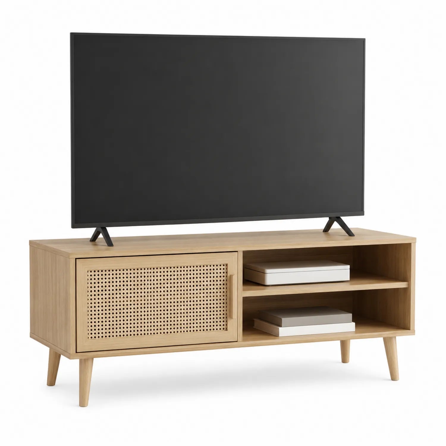 TV-Schrank aus Holz mit Schiebetür 150x45x50cm